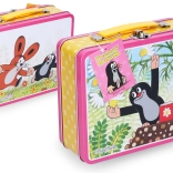 Blikken koffertje Krtek roze voor kinderen