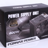 ATX-Netzteil 600 W 80 Plus Bronze mit aktivem PFC und 120-mm-Lüfter