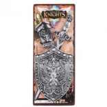 Children's plastic sword with shield and armguard