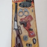 Set für kleine Cowboys – Pistole, Handschellen und Colt