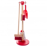 Bigjigs Toys Kids' Cleaning Set – Red