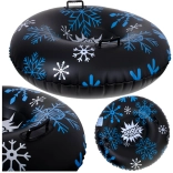 Inflatable snow tube with snowflakes 95 cm
