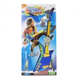 Children's battery-powered guitar with microphone