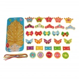 Wooden Lacing Set Princess LUCY & LEO