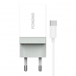 Schnellladegerät FONENG mit 1× USB 10,5 W + USB‑C‑Kabel 1 m