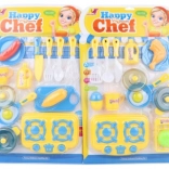 Children's cookware set with stove