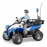 Bruder Blue Police Quad with Figurine