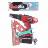 Children's Battery-Powered Drill with Accessories