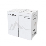 Lanberg UTP-Kabel Cat 5e CU 305 m, Massivleiter, blau, FLUKE-zertifiziert