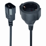 Power Adapter IEC320 C14 to SCHUKO (F) 15 cm