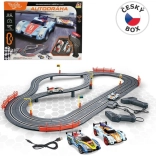 Slot Car Track 300 cm with USB Power, No Power Source