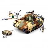 Sluban Army Camouflage Medium Tank 2-in-1 Building Set