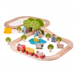 Wooden Railway Farm from Bigjigs Rail