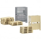 Bruder logistics set – pallets and crates