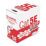 Outdoor data cable U/UTP Cat.5e, 100% copper, 305 m