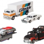 Hot Wheels Hauler and Racing Car