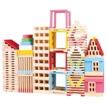 Wooden Building Set Bino City
