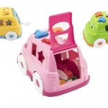 Colorful Plastic Shape Sorting Car for Children