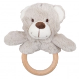 Bigjigs Baby plush bear sensory ring