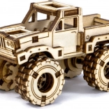 Houten 3D-puzzel – monstertruck om te monteren