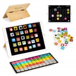 Wooden educational tablet with magnetic board ECOTOYS