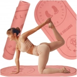 Rosa Trainings- und Sprungmatte