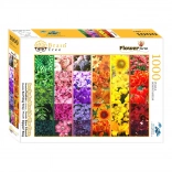 Puzzle BRAIN TREE Floral Grid 1000 Pieces