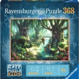 Ravensburger Exit Kids puzzel: magisch bos, 368 stukjes