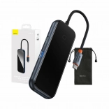Baseus Hub USB-C auf 4x USB 3.0 dunkelgrau