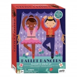 Petit Collage magnetische aankleedset voor balletdansers