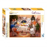 Puzzle Cat Dinner by Brain Tree, 1000 pieces
