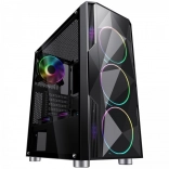 Gaming-PC-Gehäuse MS Fighter V315 schwarz