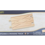 Maxim Crossing for Wooden Train Tracks, Double-Sided