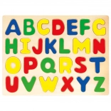 Wooden Inserting Puzzle Alphabet for Kids Bino