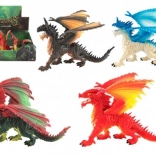plastic dragon figure 20 cm – 4 types in box