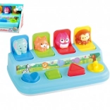 Insteekspel met opduikende diertjes – interactieve speelgoed voor kinderen