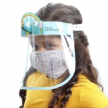 Kids’ face shield with panda design