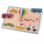 Wooden Puzzle Transportation Bigjigs Toys