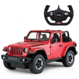 Jeep Wrangler Rubicon 1:14 radio-controlled model Rastar 2.4 GHz – red