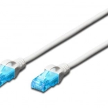 Patch Cable RJ45 U/UTP Category 5e PVC White 1 m