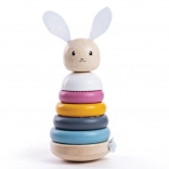 Bigjigs Baby wooden stacking tower bunny