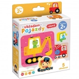 CzuCzu stacking puzzle vehicles – 5 sets of 4 pieces