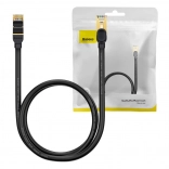 Baseus RJ45 Ethernet Cable, 10 Gb/s, 1 m, Black