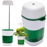 Pflanzenlampe mit Vollspektrumlicht und Selbstbewässerungs-Blumentopf