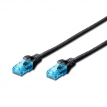 Cordon de brassage U/UTP cat.5e PVC 3 m noir