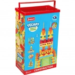 Jeujura Técap Multiform Wooden Construction Set, 200 Pieces