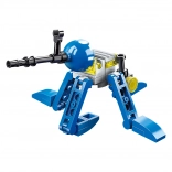 Jeu de construction Qman robot pompom 3 en 1