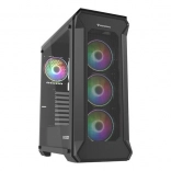 Genesis Irid 505 V2 ARGB Midi-Tower mit gehärtetem Glas und USB 3.0