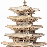 3D Wooden Puzzle Five-Story Pagoda