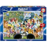 Puzzle Educa Monde incroyable Disney II 1000 pièces